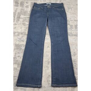 Levis 545 Low Bootcut Women's Flap Back Pockets Blue Low-Rise Jeans Sz 8 32x30